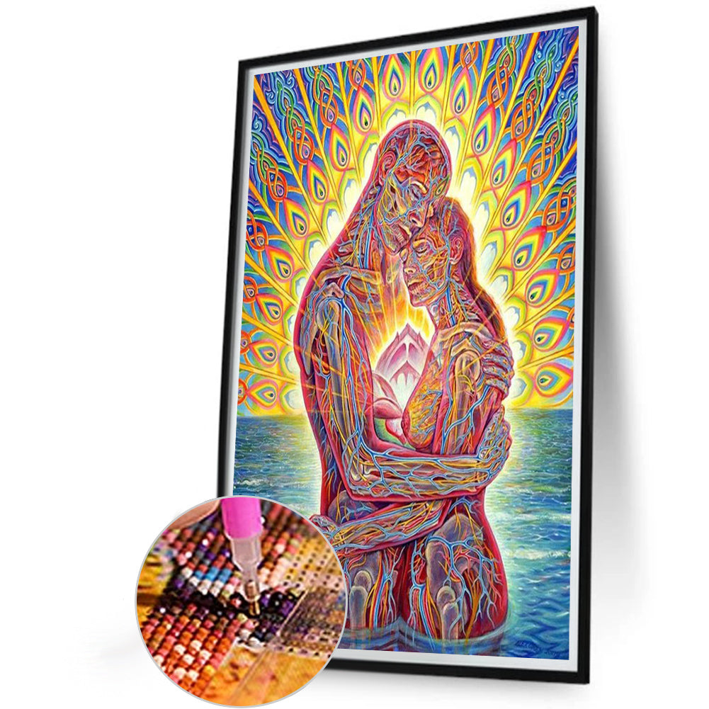 Twin Flame - Love - Full Round Drill Diamond Painting 40*60CM