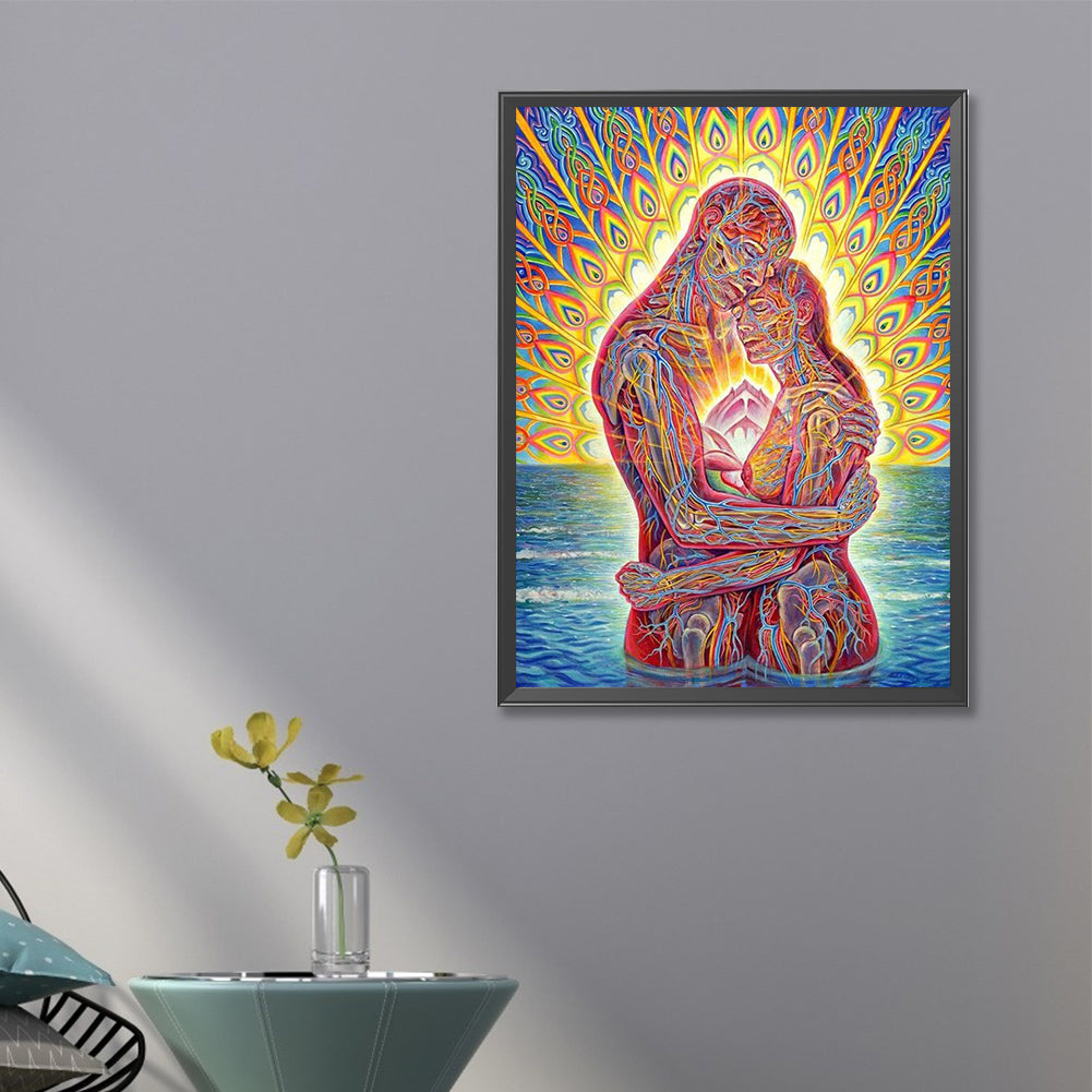 Twin Flame - Love - Full Round Drill Diamond Painting 40*60CM