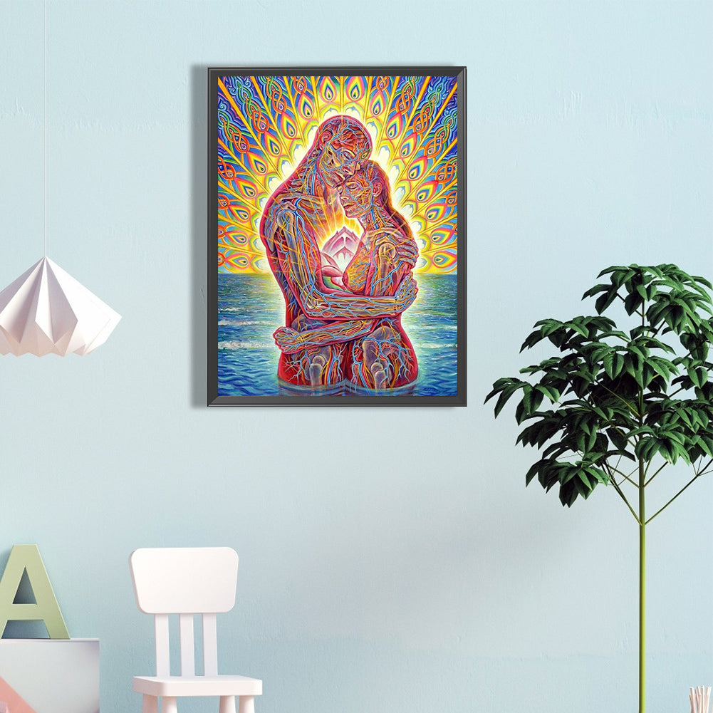 Twin Flame - Love - Full Round Drill Diamond Painting 40*60CM
