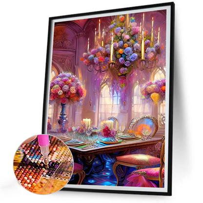 European And American Classical Furniture - Full Round Drill Diamond Painting 30*40CM