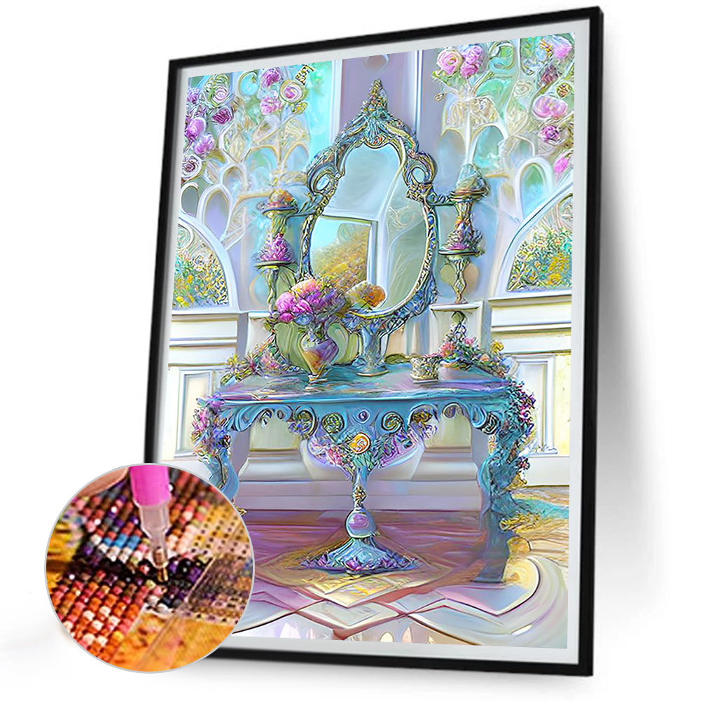 European And American Classical Furniture - Full Round Drill Diamond Painting 30*40CM