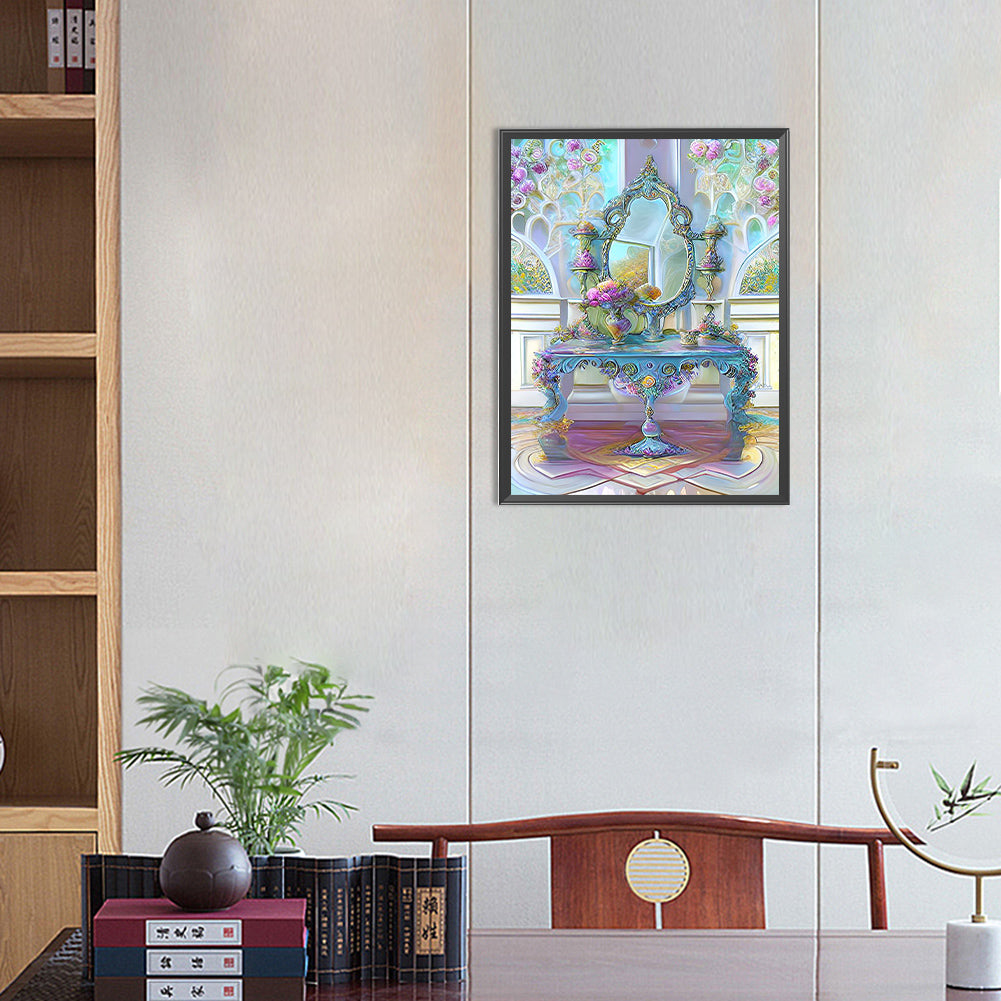 European And American Classical Furniture - Full Round Drill Diamond Painting 30*40CM