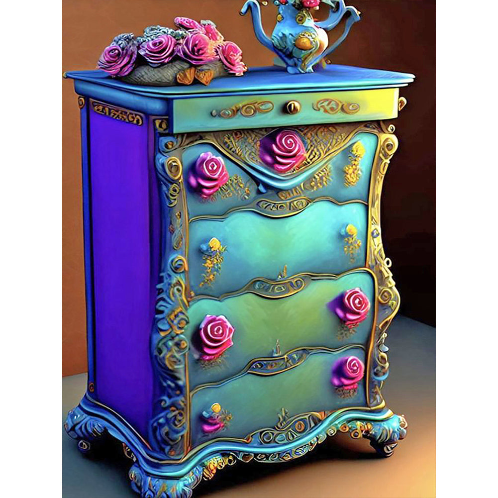 European And American Classical Furniture - Full Round Drill Diamond Painting 30*40CM
