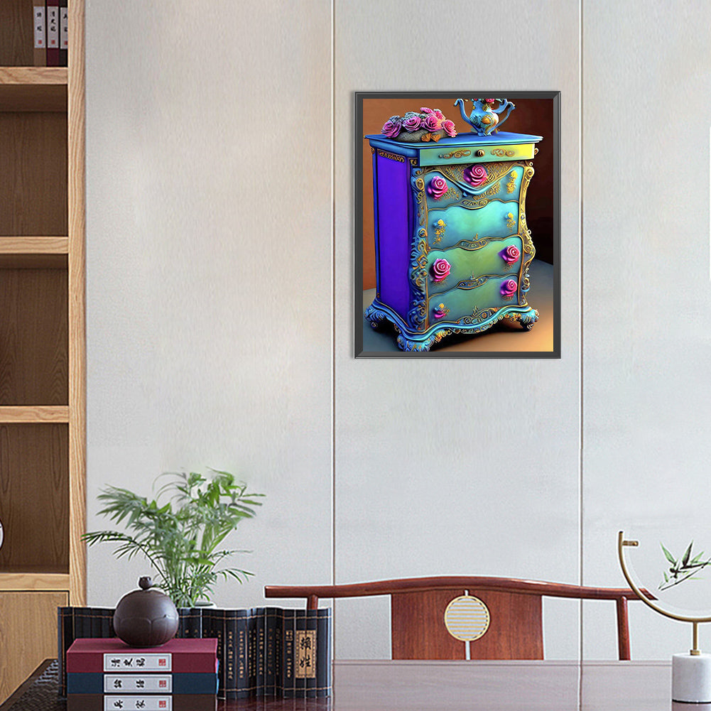 European And American Classical Furniture - Full Round Drill Diamond Painting 30*40CM