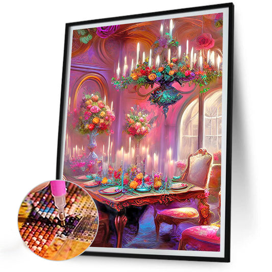 European And American Classical Furniture - Full Round Drill Diamond Painting 30*40CM