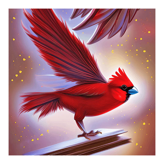 Cardinal - Full Round Drill Diamond Painting 30*30CM
