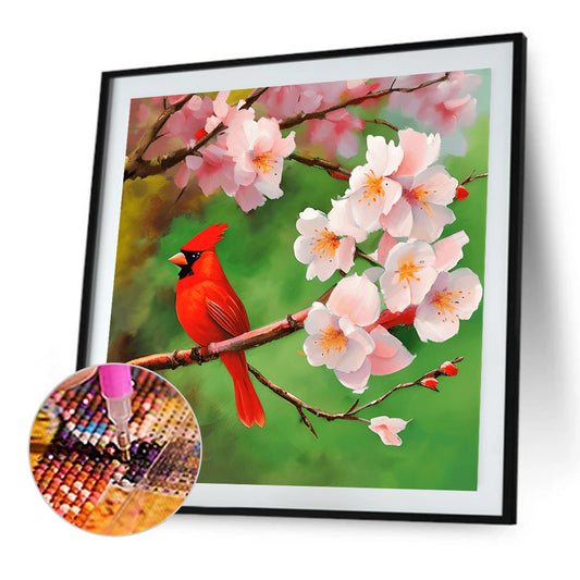 Cardinal - Full Round Drill Diamond Painting 30*30CM