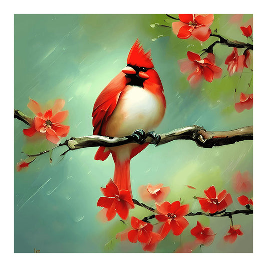 Cardinal - Full Round Drill Diamond Painting 30*30CM