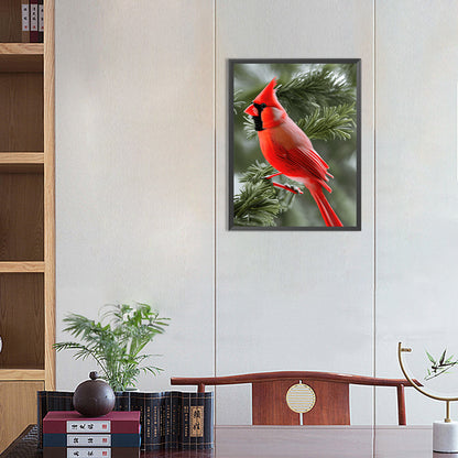 Cardinal - Full Round Drill Diamond Painting 30*40CM