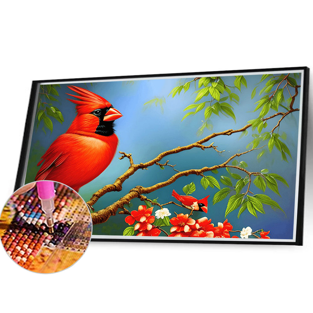 Cardinal - Full Round Drill Diamond Painting 40*30CM
