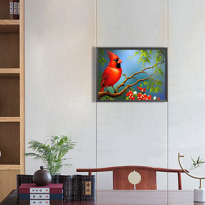 Cardinal - Full Round Drill Diamond Painting 40*30CM