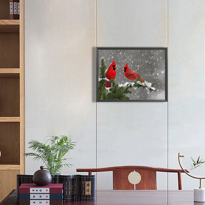 Cardinal - Full Round Drill Diamond Painting 40*30CM