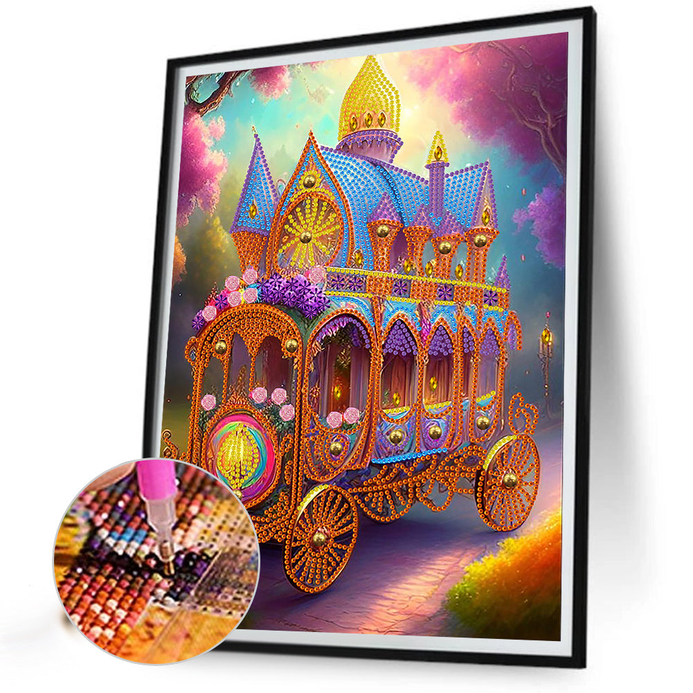 Classic Car - Special Shaped Drill Diamond Painting 30*40CM