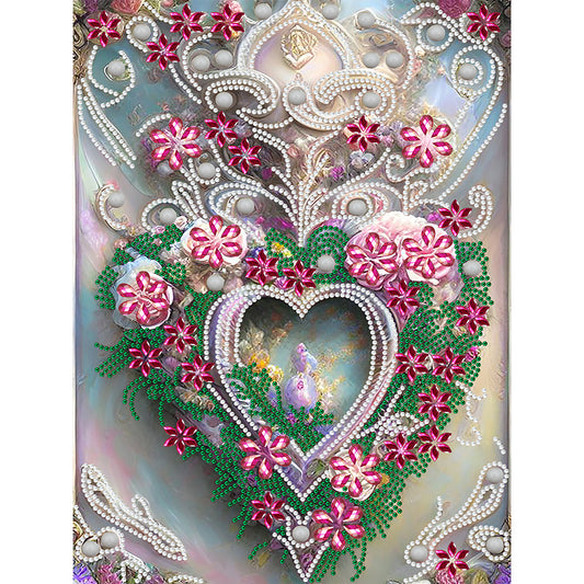 Love - Special Shaped Drill Diamond Painting 30*40CM