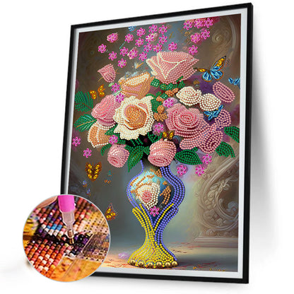 Bouquet - Special Shaped Drill Diamond Painting 30*40CM