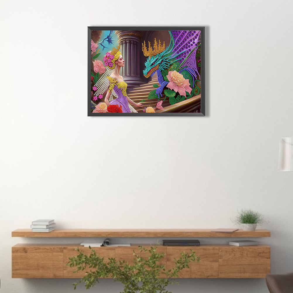 Pterosaur - Special Shaped Drill Diamond Painting 40*30CM