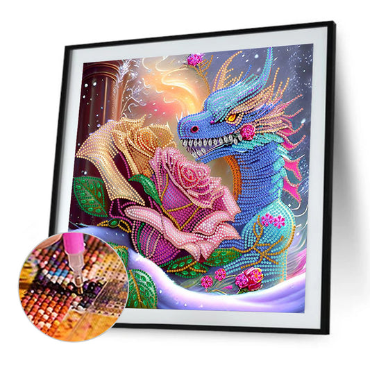 Dragon - Special Shaped Drill Diamond Painting 35*35CM