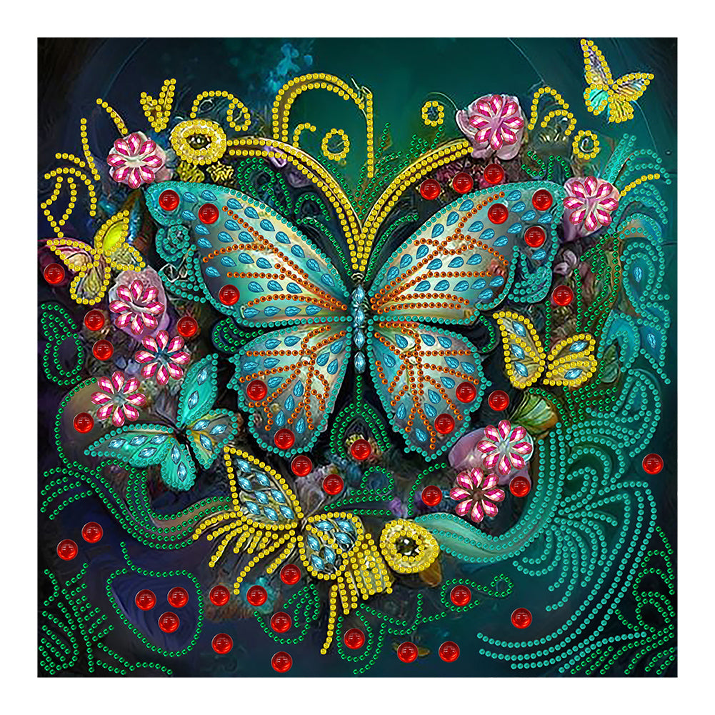 Butterfly - Special Shaped Drill Diamond Painting 35*35CM