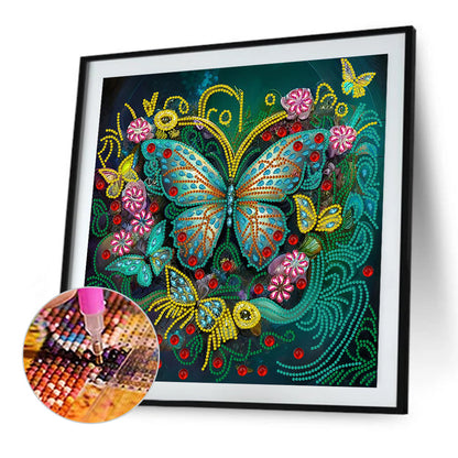 Butterfly - Special Shaped Drill Diamond Painting 35*35CM