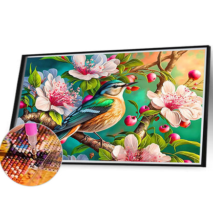 Flowers And Birds - Full Round Drill Diamond Painting 40*30CM