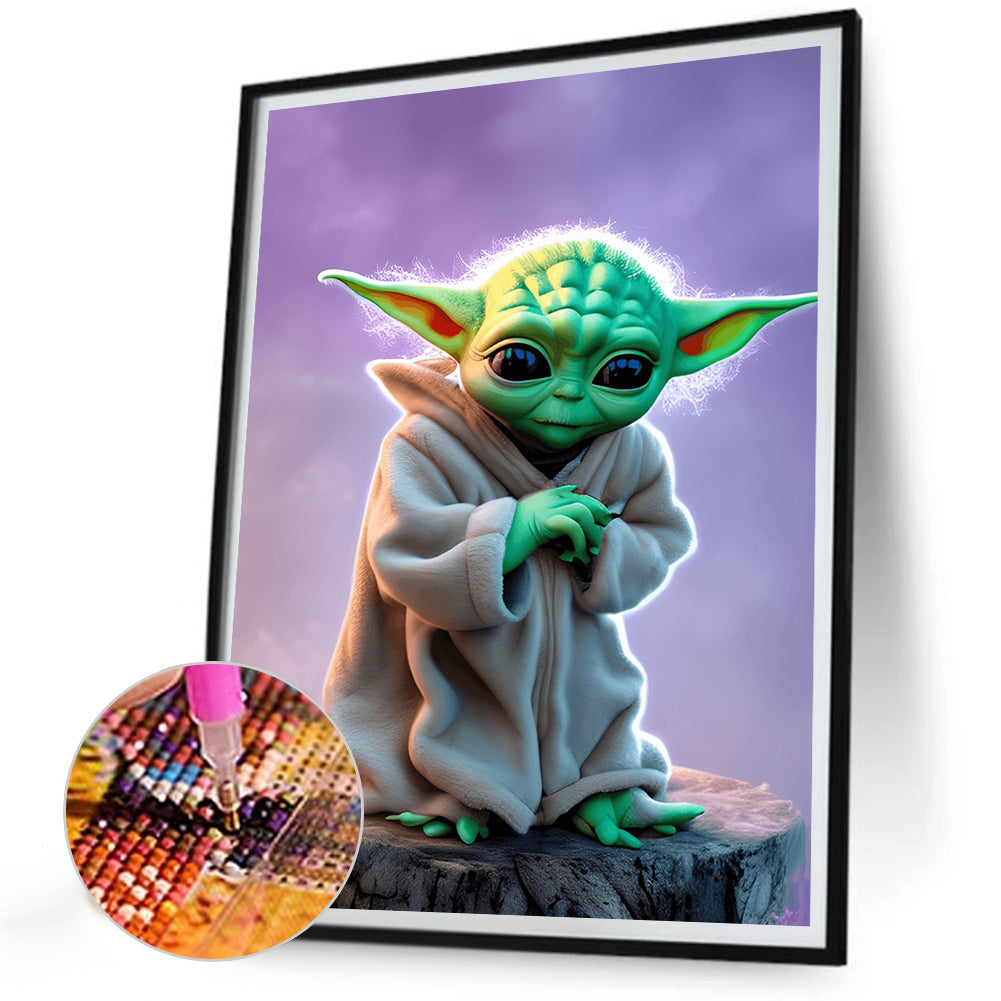 Yoda - Full Round Drill Diamond Painting 30*40CM