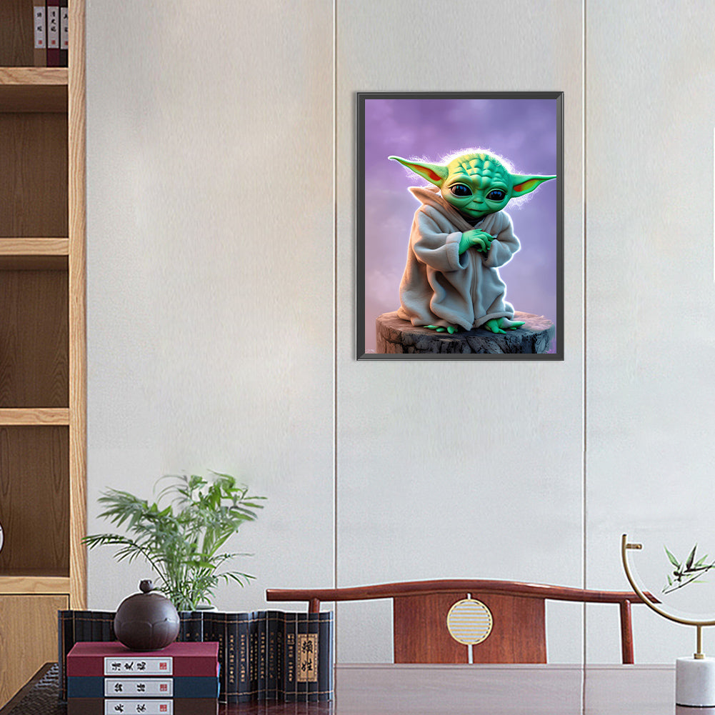 Yoda - Full Round Drill Diamond Painting 30*40CM