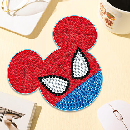 DIY Diamond Painting Coasters Mickey Kit Cartoon Coasters for Adults Kids