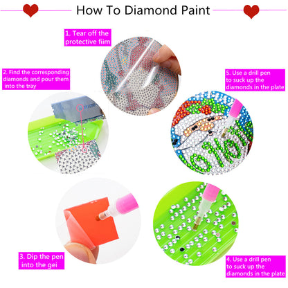 DIY Diamond Painting Coasters Mickey Kit Cartoon Coasters for Adults Kids