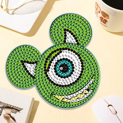 DIY Diamond Painting Coasters Mickey Kit Cartoon Coasters for Adults Kids