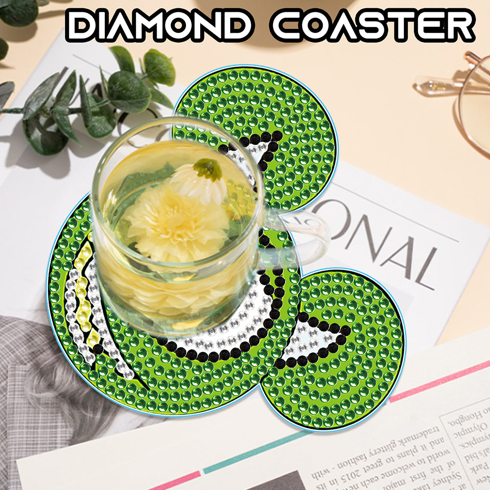 DIY Diamond Painting Coasters Mickey Kit Cartoon Coasters for Adults Kids