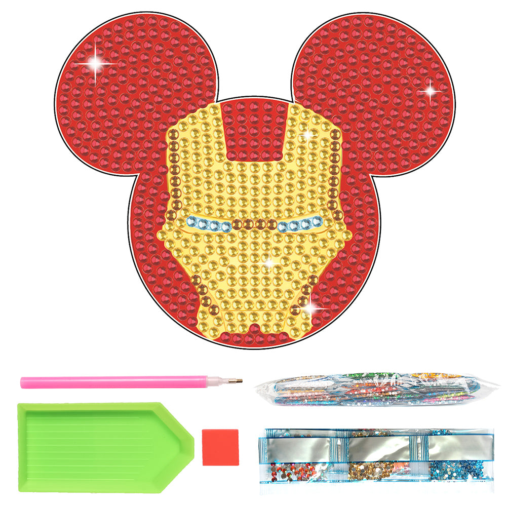 DIY Diamond Painting Coasters Mickey Kit Cartoon Coasters for Adults Kids