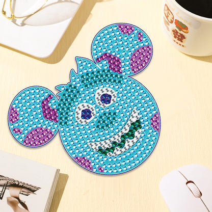 DIY Diamond Painting Coasters Mickey Kit Cartoon Coasters for Adults Kids