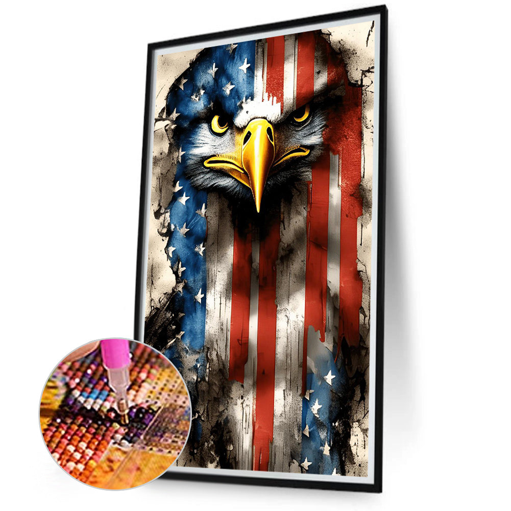 American Eagle - Full Round Drill Diamond Painting 40*70CM