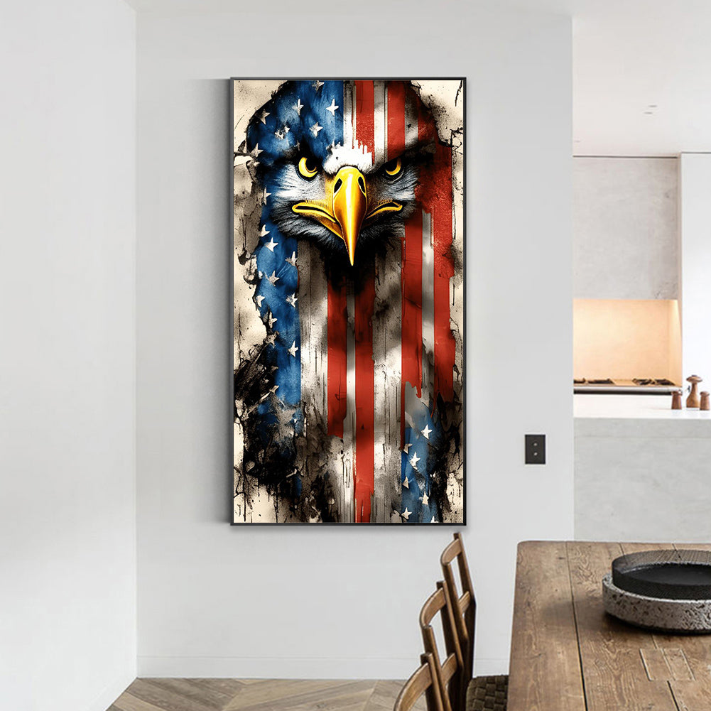 American Eagle - Full Round Drill Diamond Painting 40*70CM