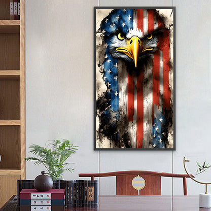 American Eagle - Full Round Drill Diamond Painting 40*70CM