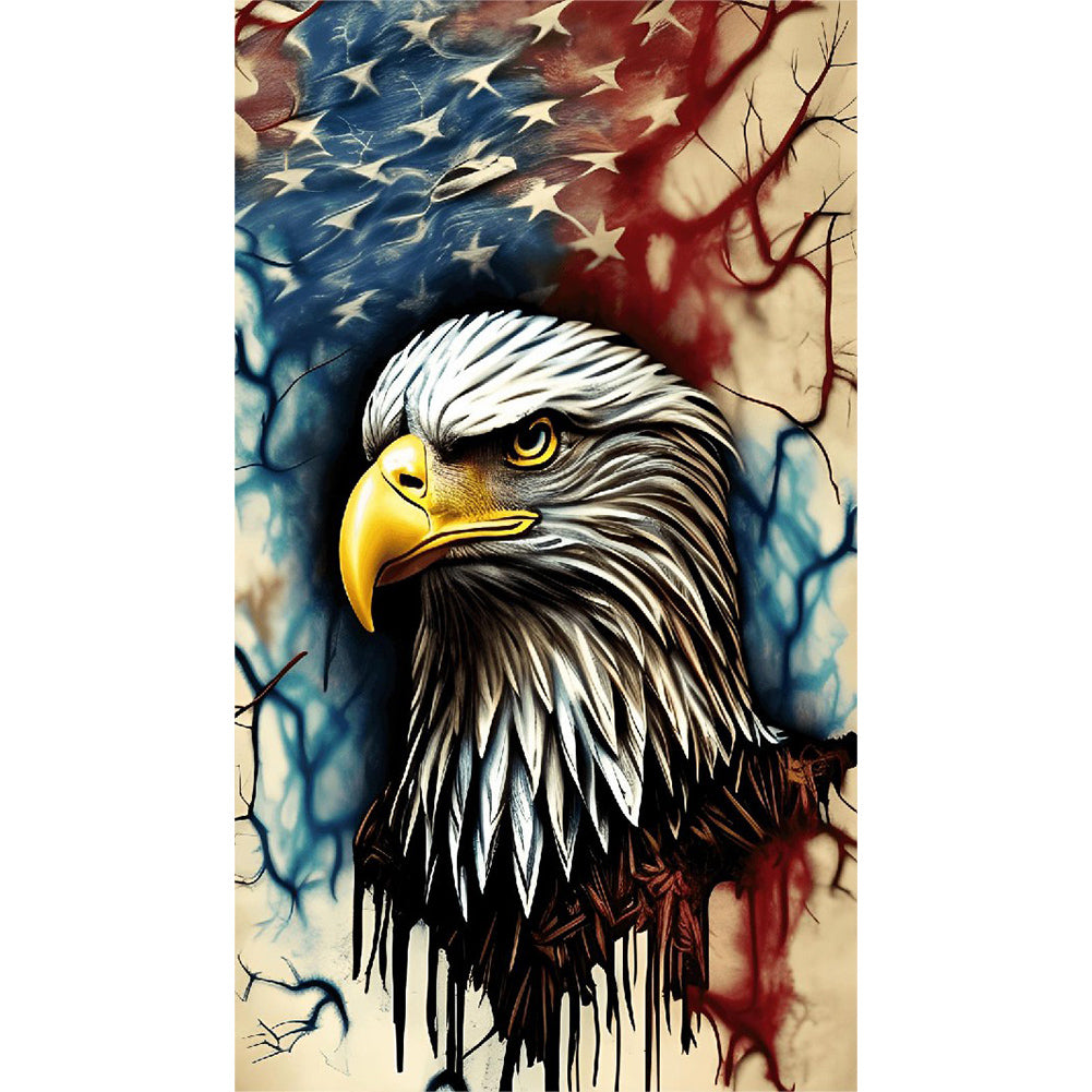 American Eagle - Full Round Drill Diamond Painting 40*70CM