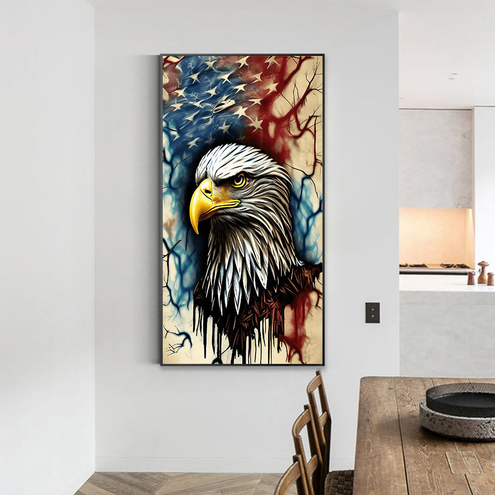 American Eagle - Full Round Drill Diamond Painting 40*70CM