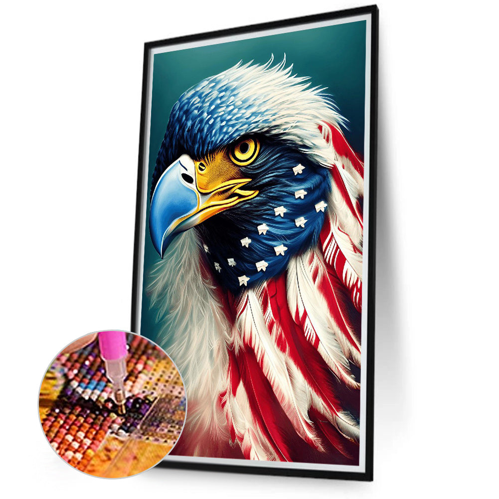 American Eagle - Full Round Drill Diamond Painting 40*70CM