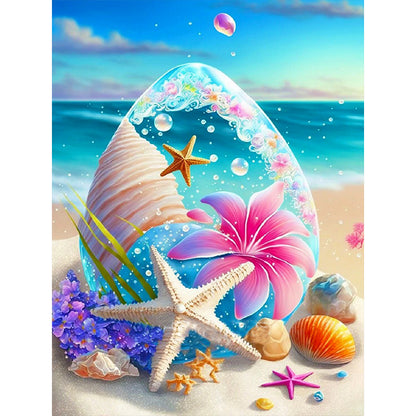 Beach Starfish - Full Square Drill Diamond Painting 30*40CM