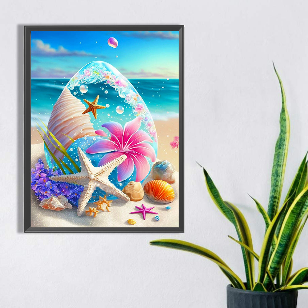 Beach Starfish - Full Square Drill Diamond Painting 30*40CM