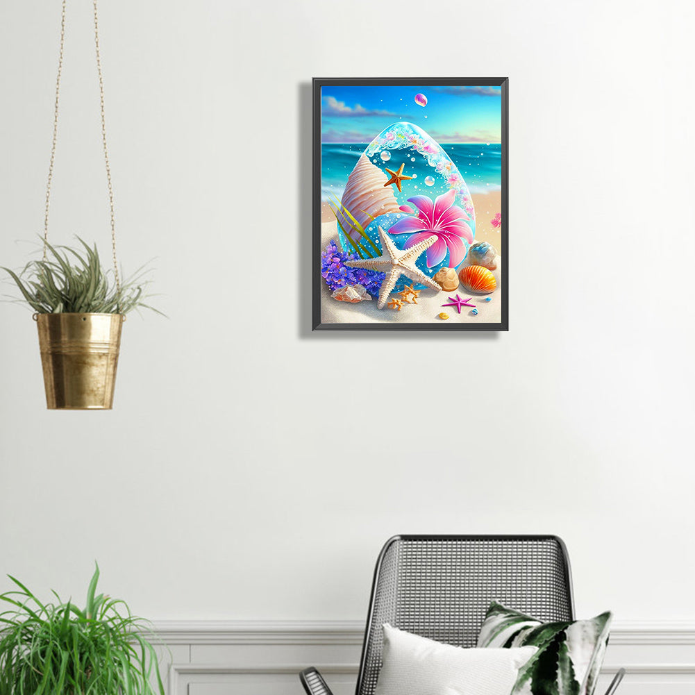 Beach Starfish - Full Square Drill Diamond Painting 30*40CM