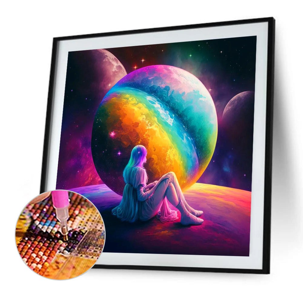 Dream Rainbow World - Full Round Drill Diamond Painting 30*30CM