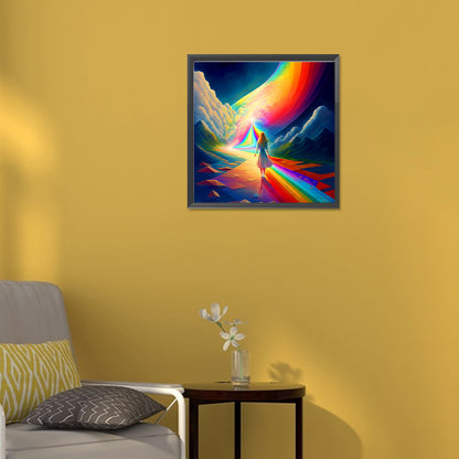 Dream Rainbow World - Full Round Drill Diamond Painting 30*30CM