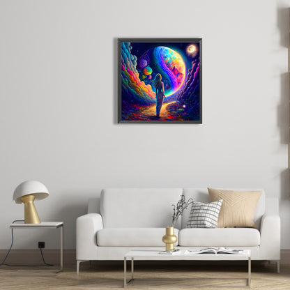 Dream Rainbow World - Full Round Drill Diamond Painting 30*30CM