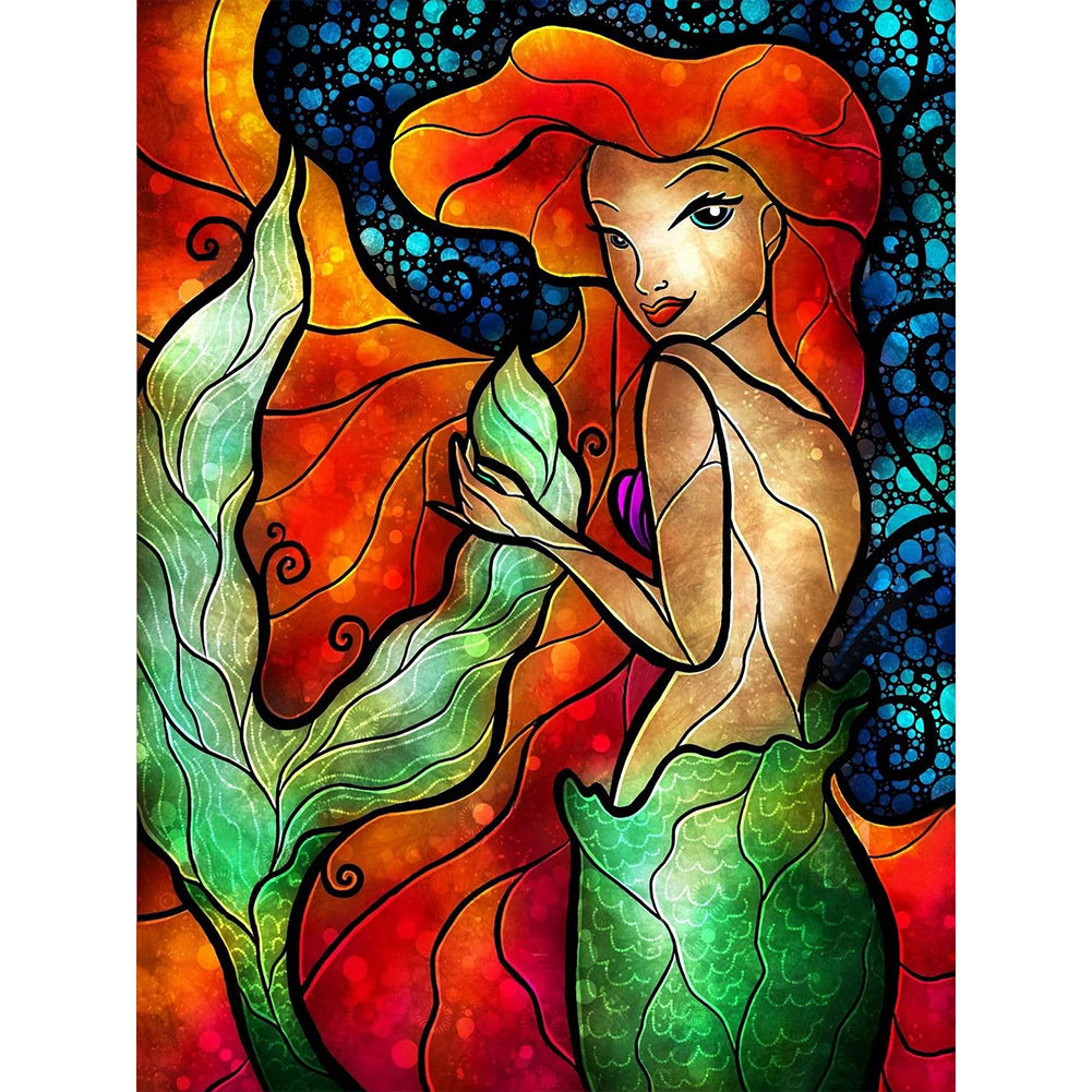 Mermaid - Full Square Drill Diamond Painting 30*40CM