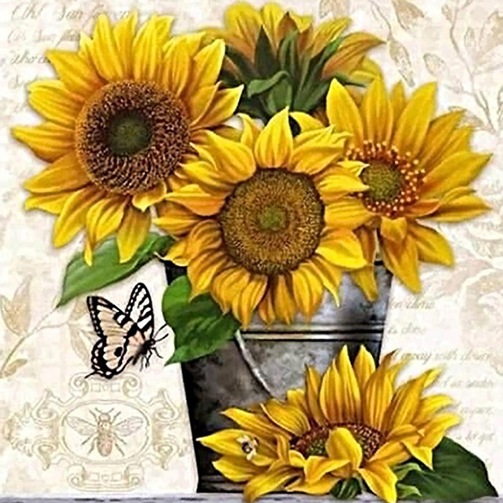 Sunflower - Full Square Drill Diamond Painting 50*50CM