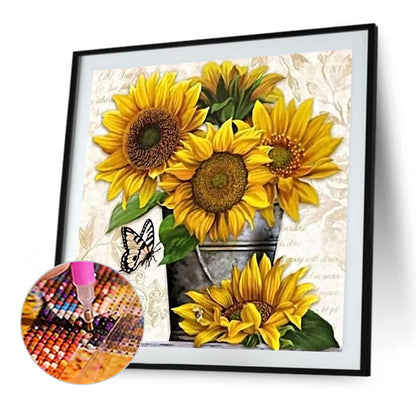 Sunflower - Full Square Drill Diamond Painting 50*50CM