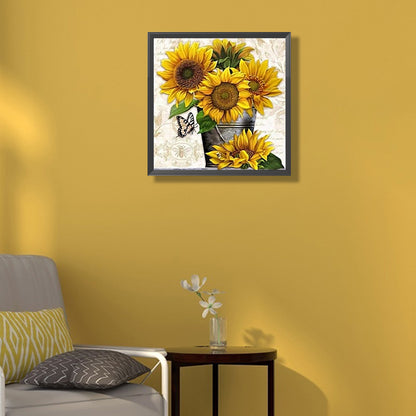 Sunflower - Full Square Drill Diamond Painting 50*50CM