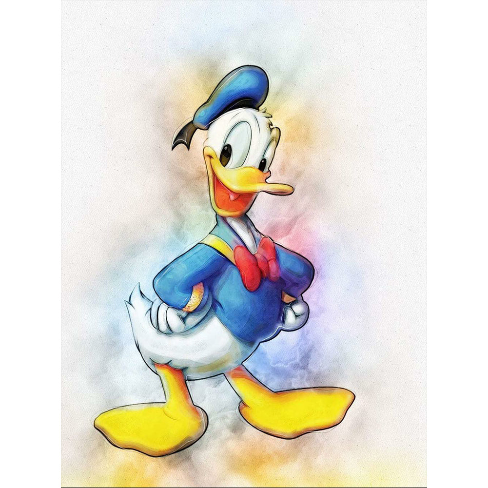 Donald Duck - Full Round Drill Diamond Painting 30*40CM