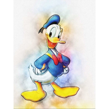 Donald Duck - Full Round Drill Diamond Painting 30*40CM